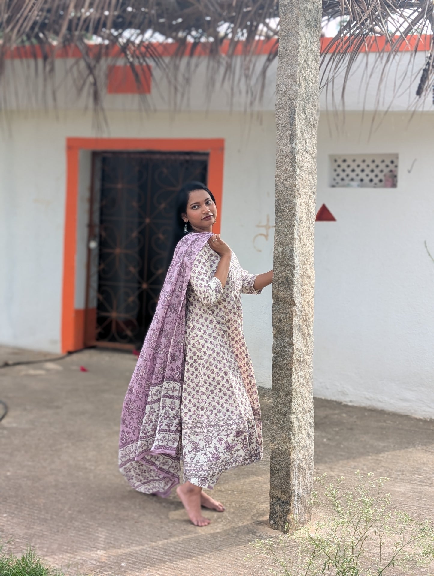 Soft Cotton Printed Suit Set with Dupatta