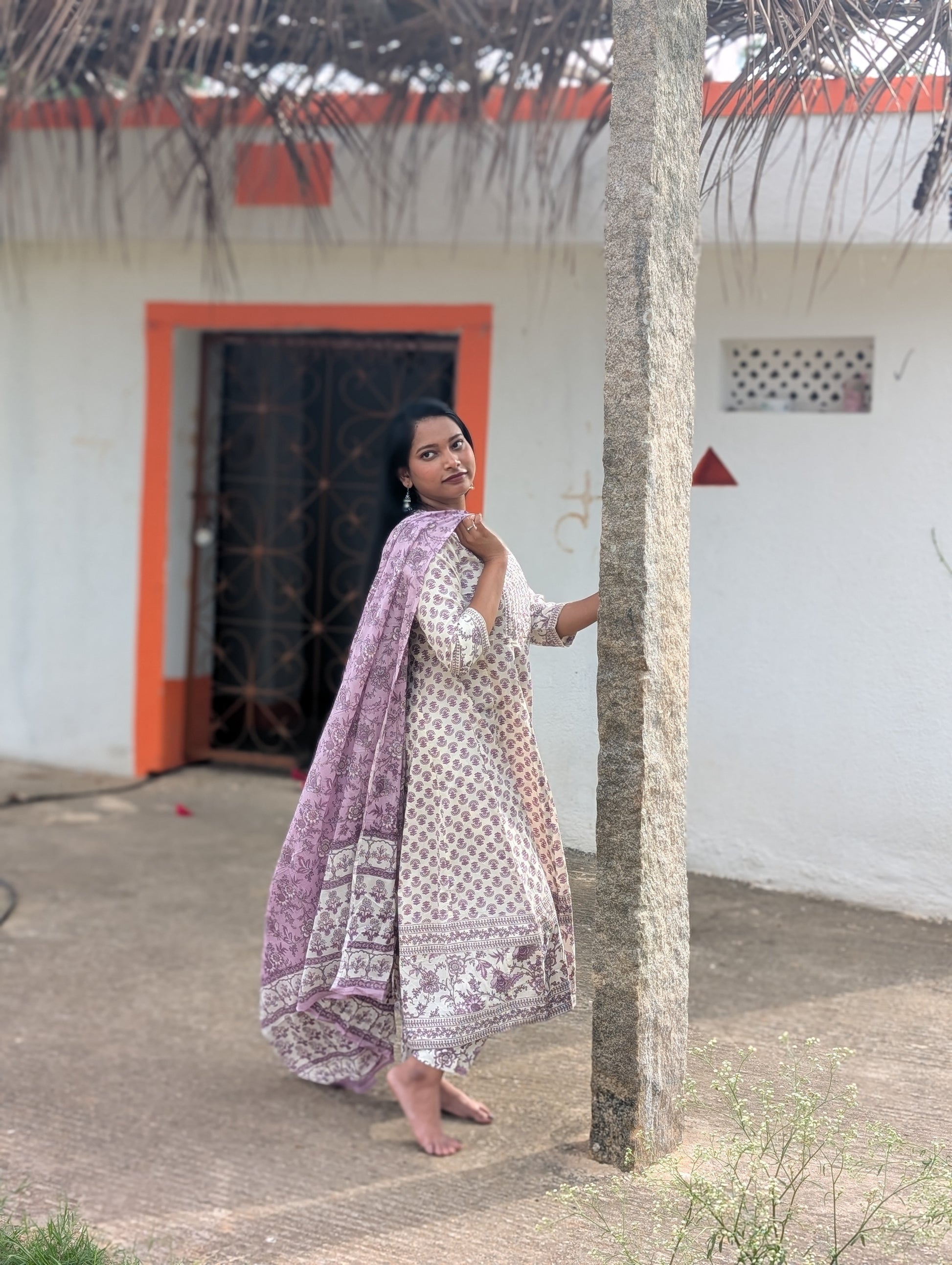 Soft Cotton Printed Suit Set with Dupatta